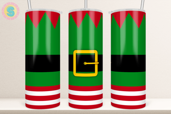 20Oz Elf Outfit Tumbler Sublimation PNG