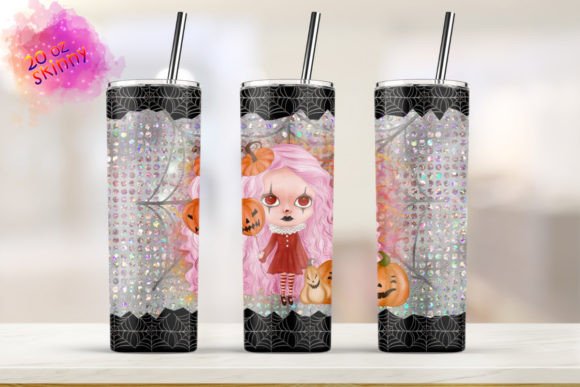 20oz Skinny Tumbler Halloween