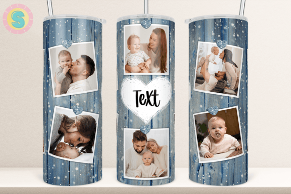 20Oz Winter Snow Photo Tumbler Template