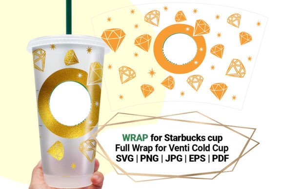 Bride Wrap for Starbucks 24 Oz Cup