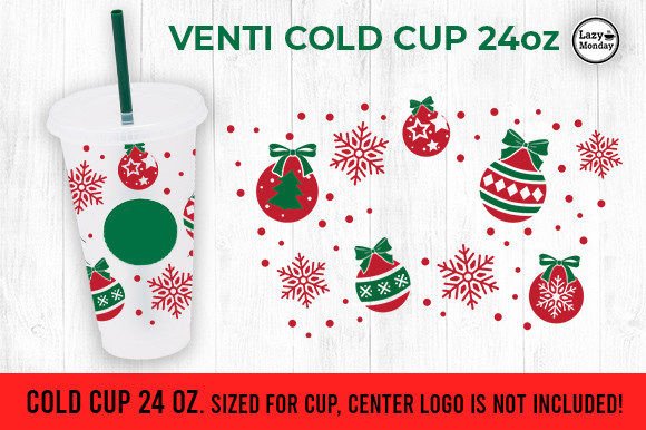 Christmas Ball 24Oz Venti Cold Cup