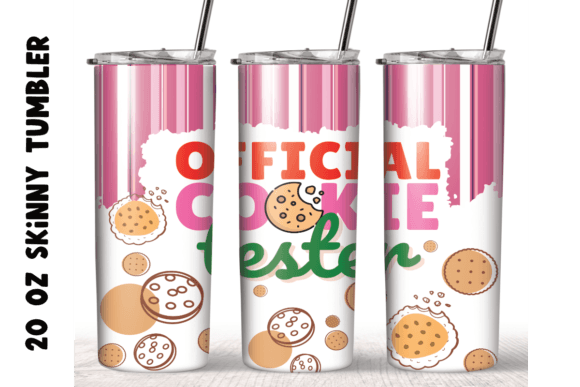 Christmas Cookie Tester Tumbler Wrap