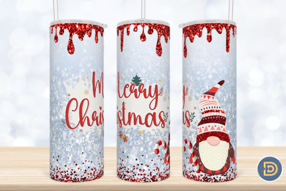 Christmas Gnome 20Oz Tumbler Sublimation