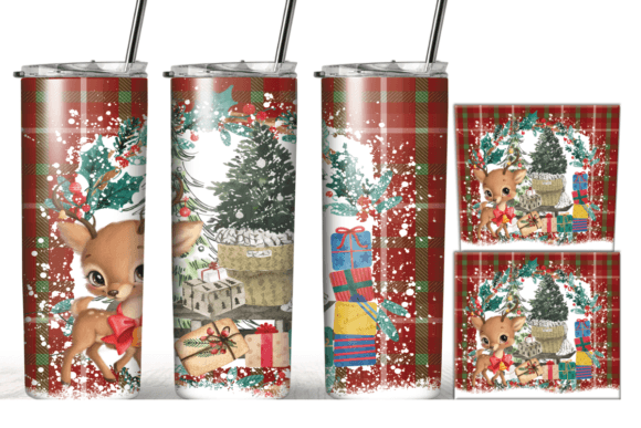 Christmas Sublimation Coffee Tumbler