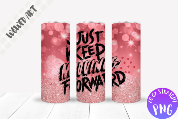 Motivational Quote Tumbler Wrap Design