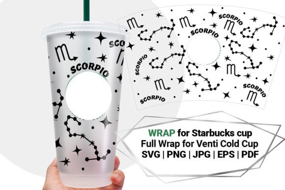 Scorpio Wrap for Starbucks 24 Oz Cup