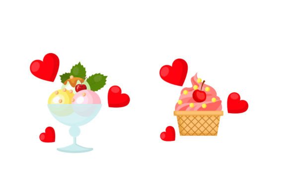 Strawberry Cup Ice Cream Icon