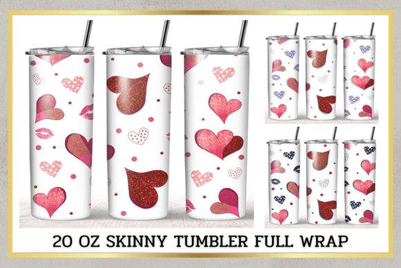 Valentines Day Love 20oz Skinny Tumbler